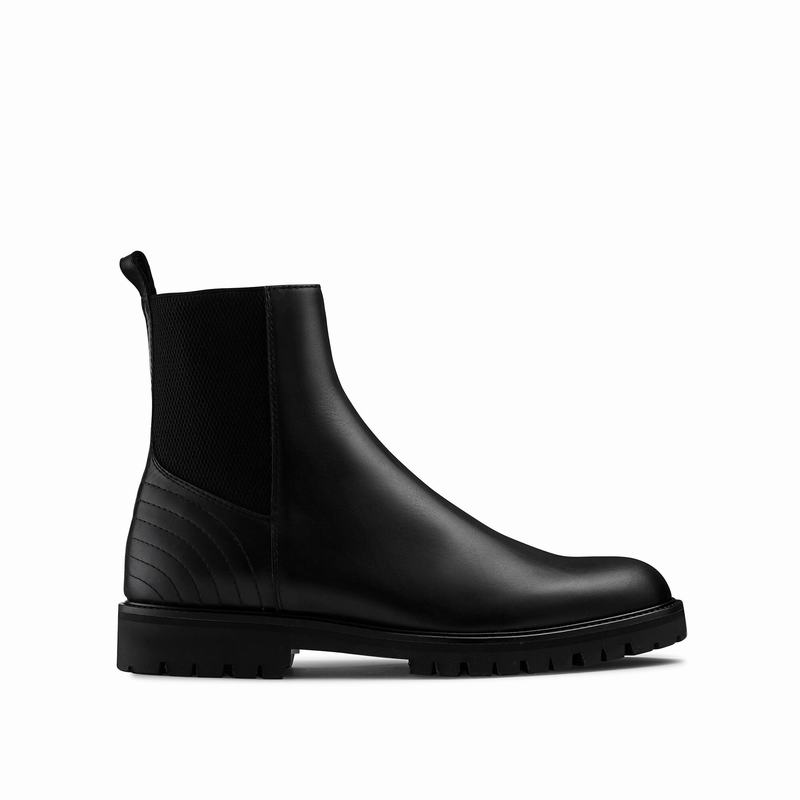 Botas Chelsea Russell And Bromley Brando Masculino Pretas | RYP7743PU