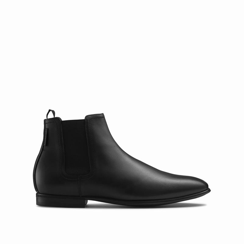 Botas Chelsea Russell And Bromley Highline Masculino Pretas | JTK6850TJ