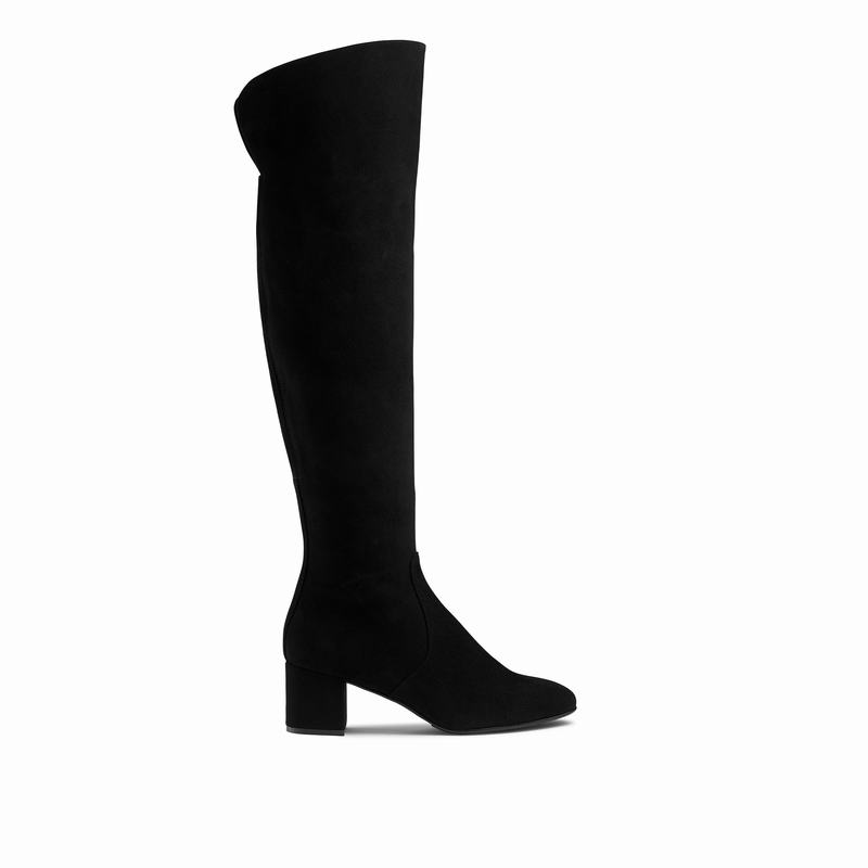 Botas De Cano Alto Russell And Bromley Way Up Feminino Pretas | KDF6126US