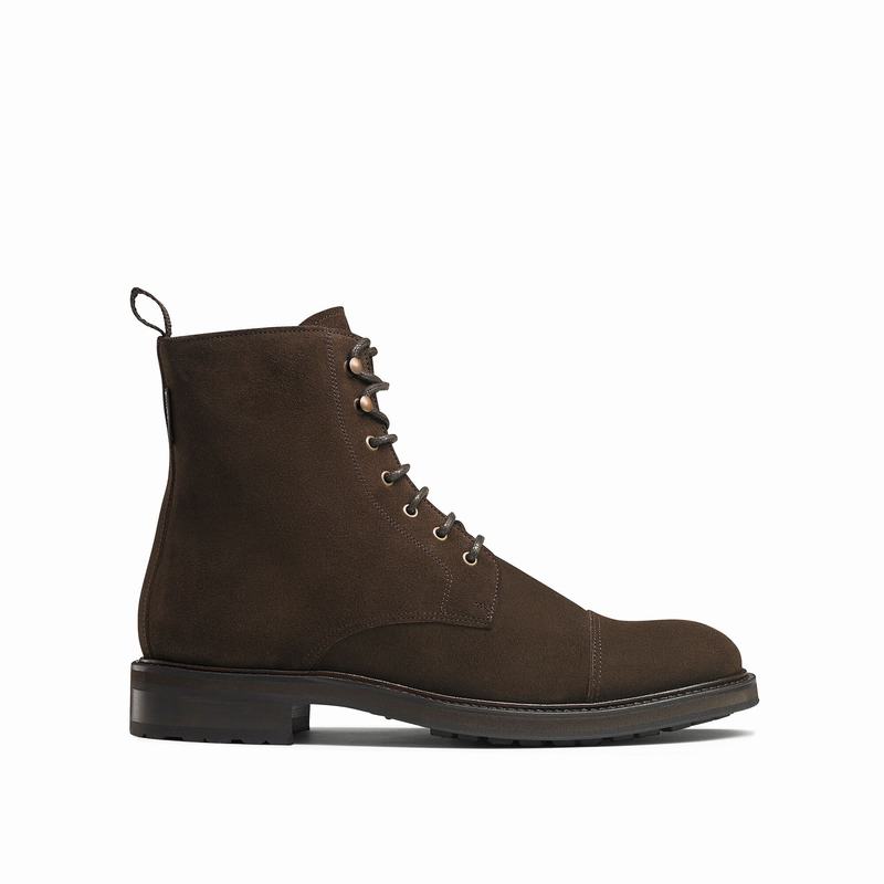 Botas de Amarrar Russell And Bromley Stomp Masculino Marrom | PAD5760PX