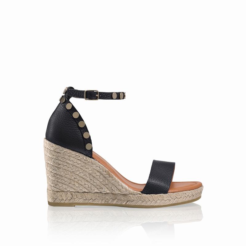 Espadrille Russell And Bromley Coin Spin Feminino Pretas | EXO3120BR