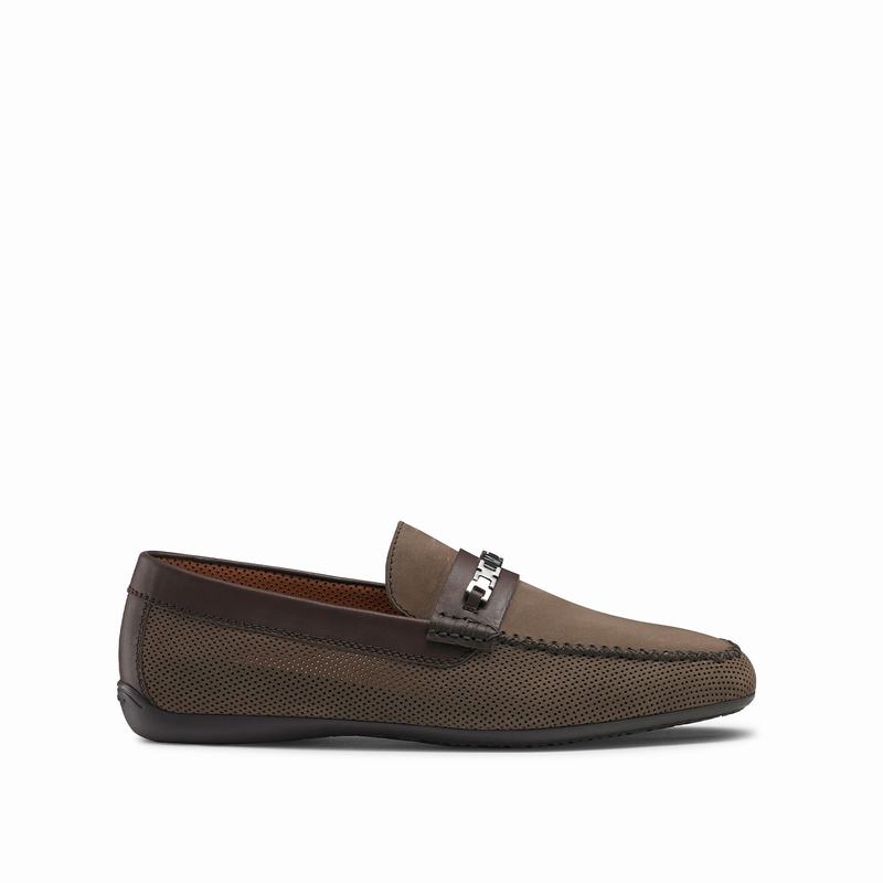 Mocassins Russell And Bromley Crossover Masculino Caqui | FRC9550QV