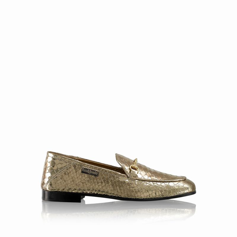 Mocassins Russell And Bromley Loafer Feminino Metallic | RSQ4637DS