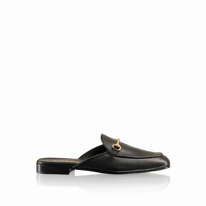 Mocassins Russell And Bromley Loafermule Feminino Pretas | MDV7453RH