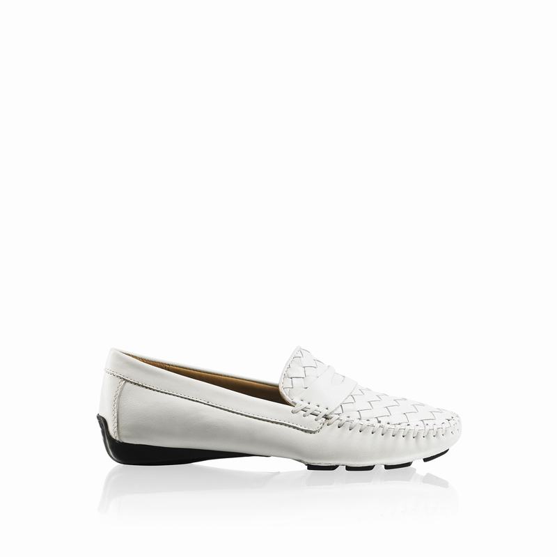 Mocassins Russell And Bromley Petra Feminino Branco | MJL693YG