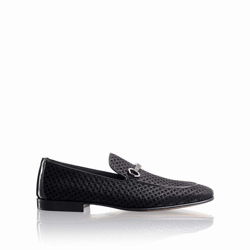 Mocassins Russell And Bromley Pluto Masculino Pretas | UHA938MZ