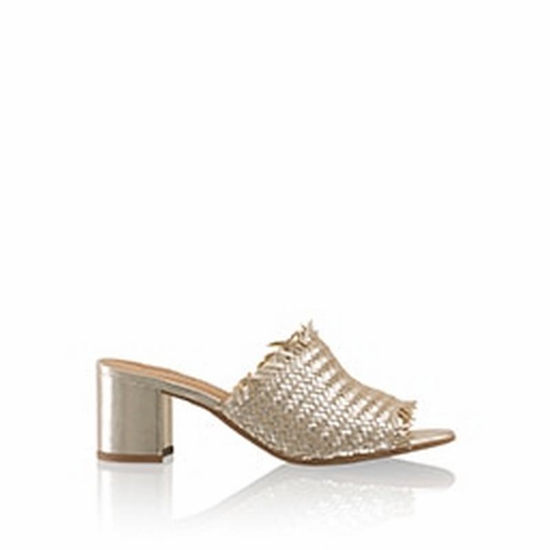 Sandalias Cunha Russell And Bromley Libertymid Feminino Douradas | BIM209RA