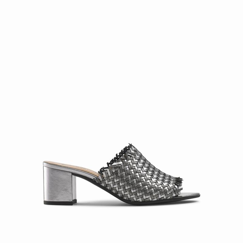 Sandalias Cunha Russell And Bromley Libertymid Feminino Metallic | QFZ1636GO