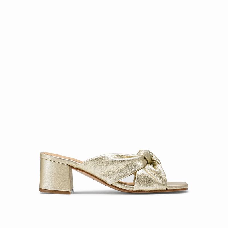 Sandalias Cunha Russell And Bromley Top Knot Feminino Metallic | KKO929IO