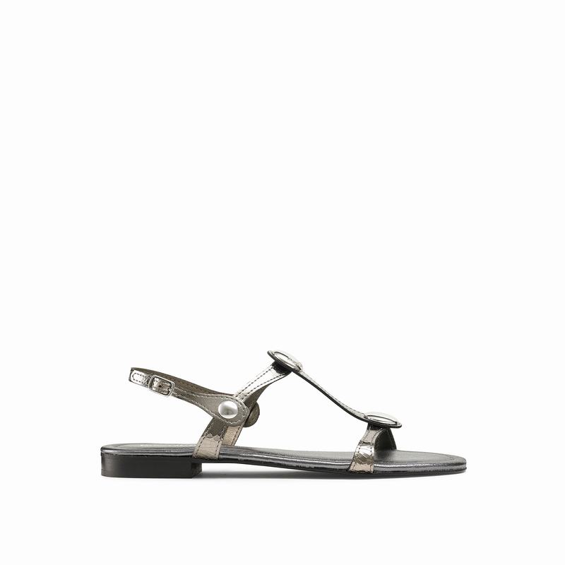 Sandalias Russell And Bromley Lauren Feminino Metallic | PYA353UT