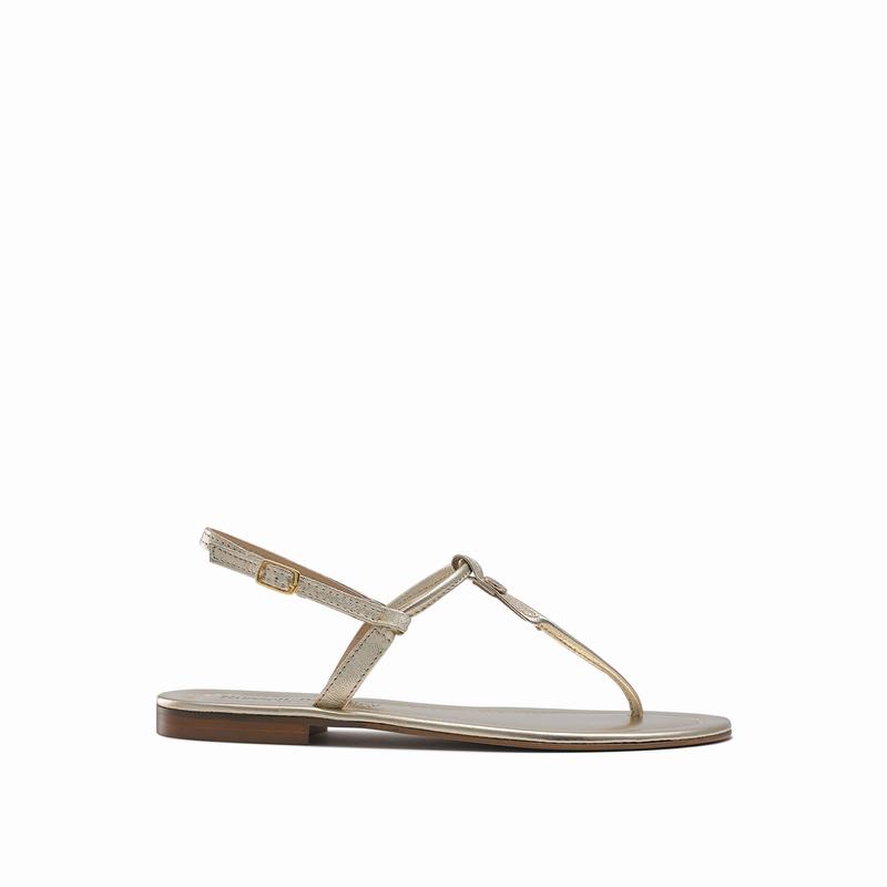 Sandalias Russell And Bromley Thongbird Feminino Metallic | COX899QK