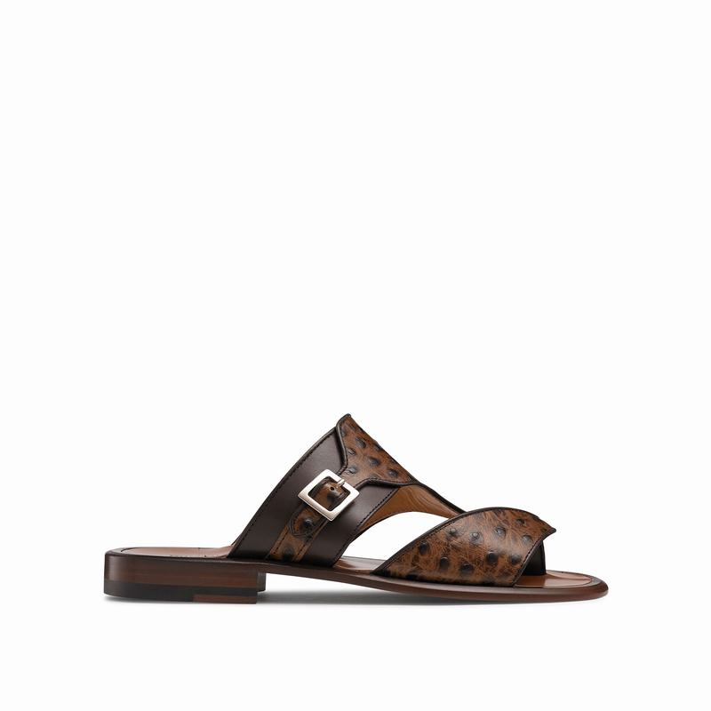 Sandalias Russell And Bromley Valentia Masculino Marrom | OEV4989BU