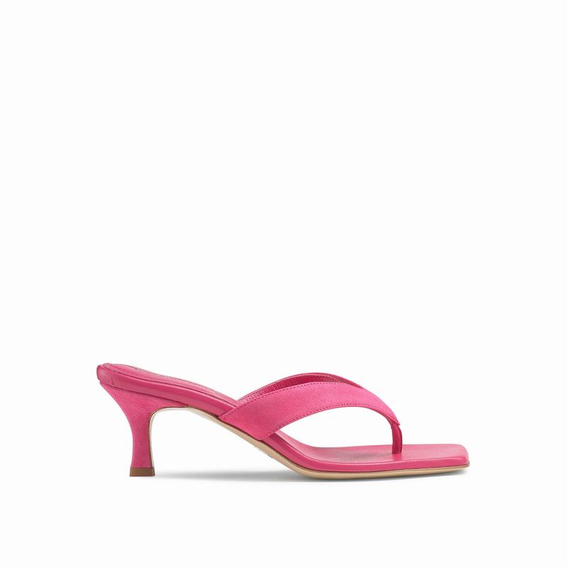 Sandalias de Salto Russell And Bromley Airshow Feminino Rosa | RKZ2243VV