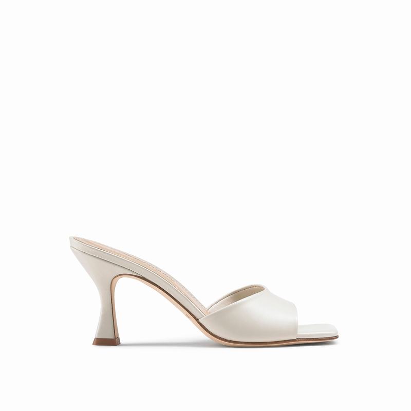 Sandalias de Salto Russell And Bromley Mojito Feminino Creme Branco | BSV4546ND