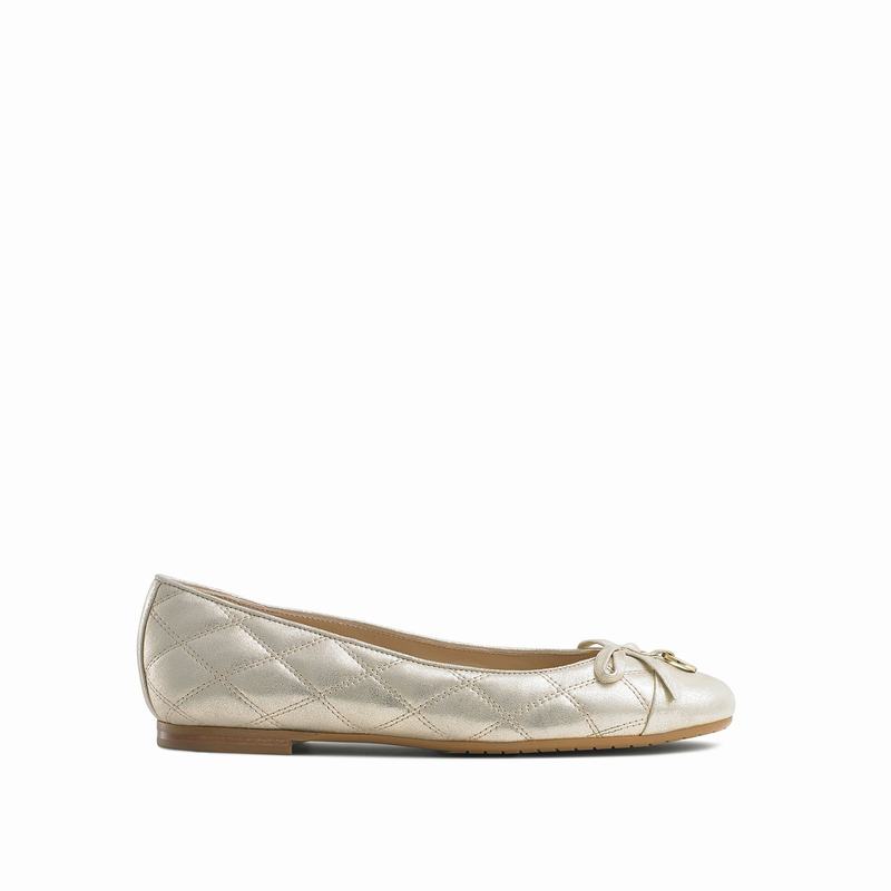 Sapatos De Ballet Russell And Bromley Charming Feminino Metallic | YEO3746SD