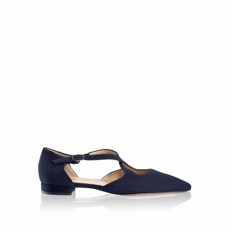 Sapatos De Ballet Russell And Bromley Xpresso Feminino Azuis | SHX789OL