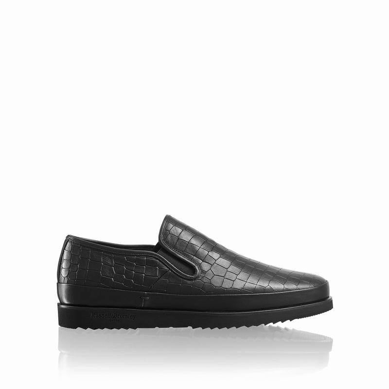 Slip On Russell And Bromley Sanmarino Masculino Pretas | NRU3842YR