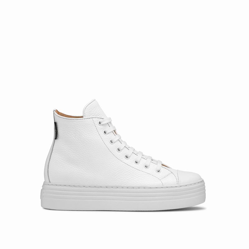 Tenis Alto Russell And Bromley Saturn Hi Feminino Branco | HXV1024YY