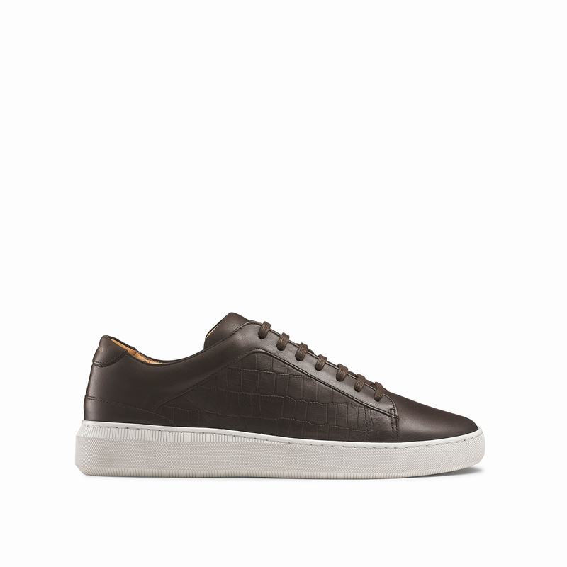 Tenis Baixo Russell And Bromley Clear Run Masculino Marrom | GCT3642XC