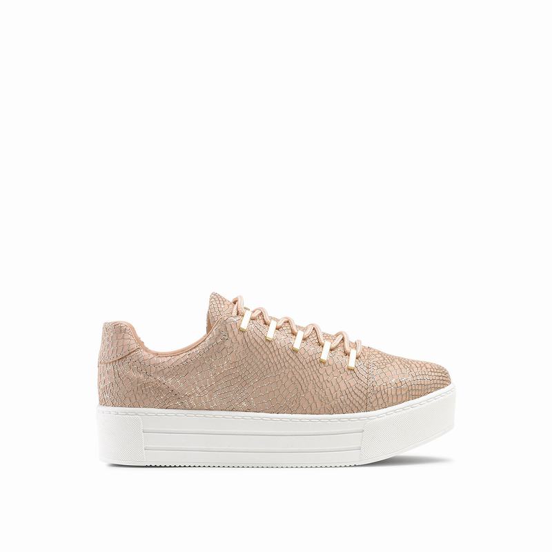 Tenis Plataforma Russell And Bromley Barfly Feminino Rosa | ZRM7486XU