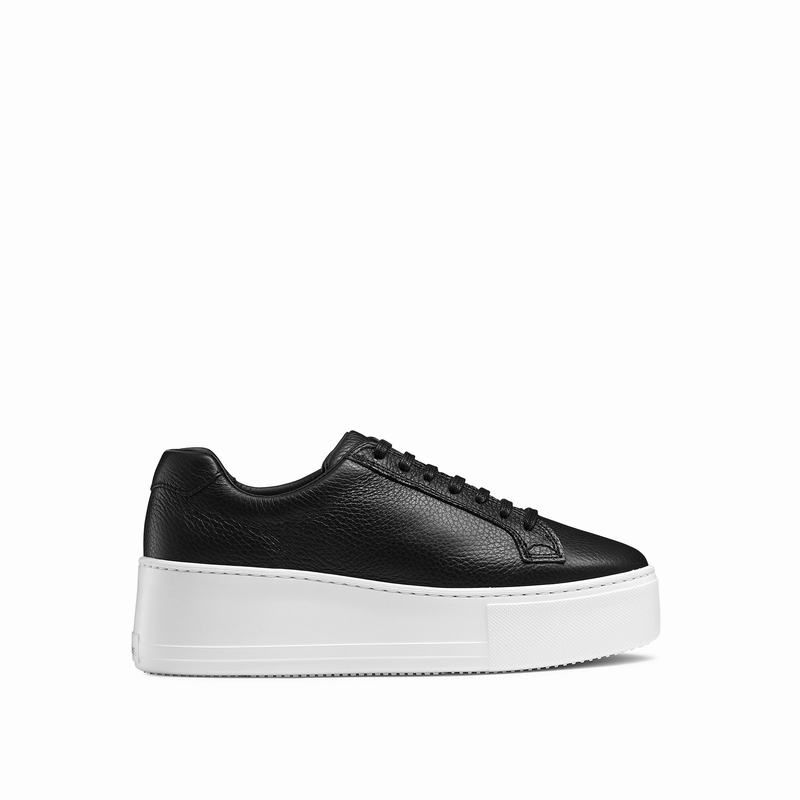 Tenis Plataforma Russell And Bromley Park Life Feminino Pretas | SZA5323XH