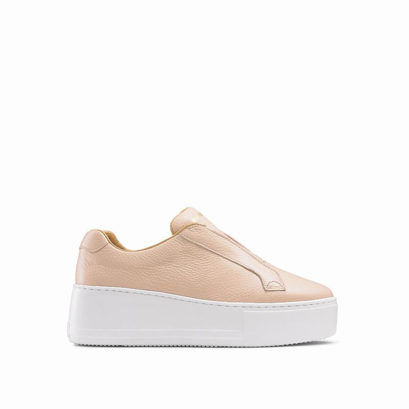 Tenis Plataforma Russell And Bromley Park Up Feminino Rosa | TWG6468UD