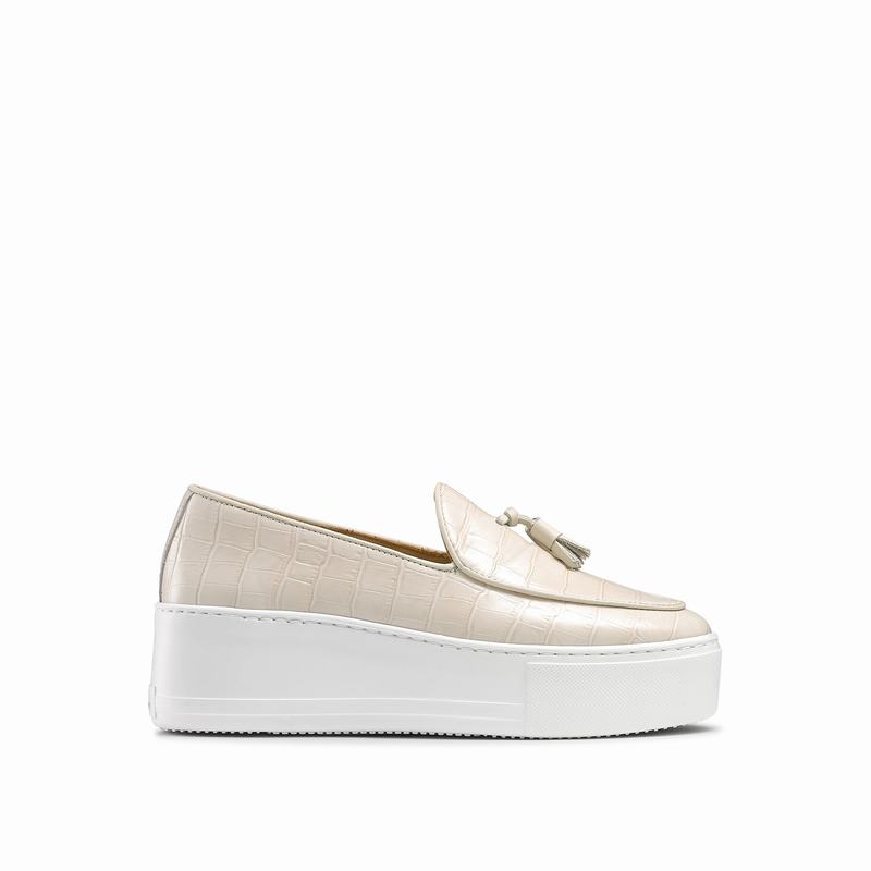 Tênis Deslizante Russell And Bromley Moc Up Feminino Marrom | VFD5724EE