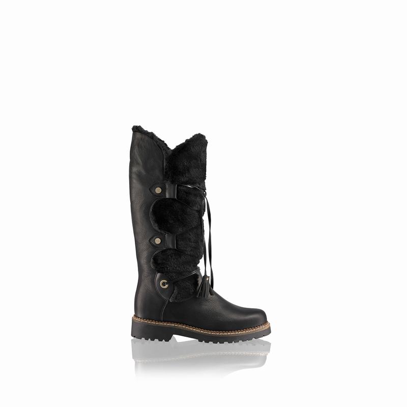 Botas Acima Do Joelho Russell And Bromley Highlander Feminino Pretas | EKA1585UV