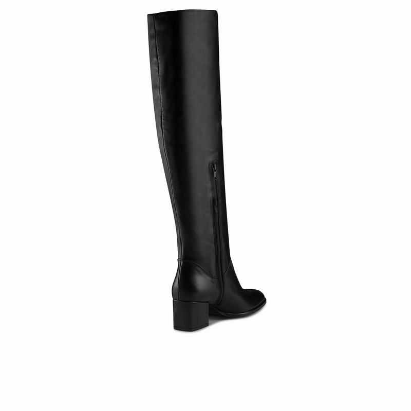 Botas Acima Do Joelho Russell And Bromley Scrunch Feminino Pretas | NQS7373YE