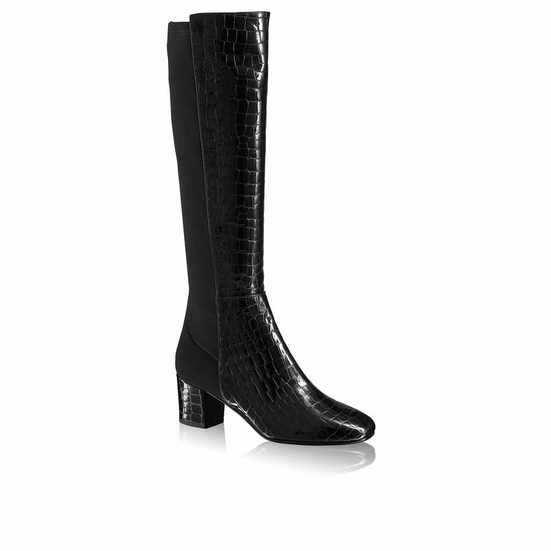 Botas Acima Do Joelho Russell And Bromley Trinni Feminino Pretas | RIP9957CI