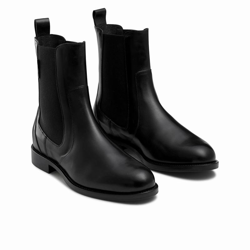 Botas Chelsea Russell And Bromley Angel Feminino Pretas | NBB3114XE