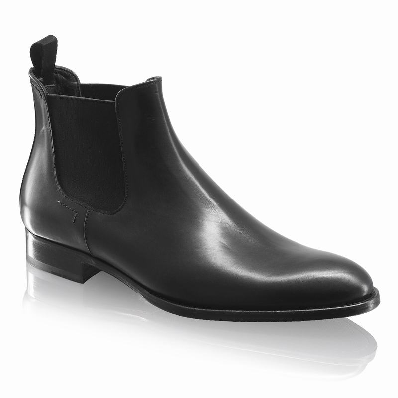 Botas Chelsea Russell And Bromley Beechwood Masculino Pretas | WAN1441YY