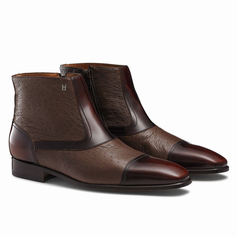 Botas Chelsea Russell And Bromley Bergamo Masculino Vermelhas | DTN7170TE