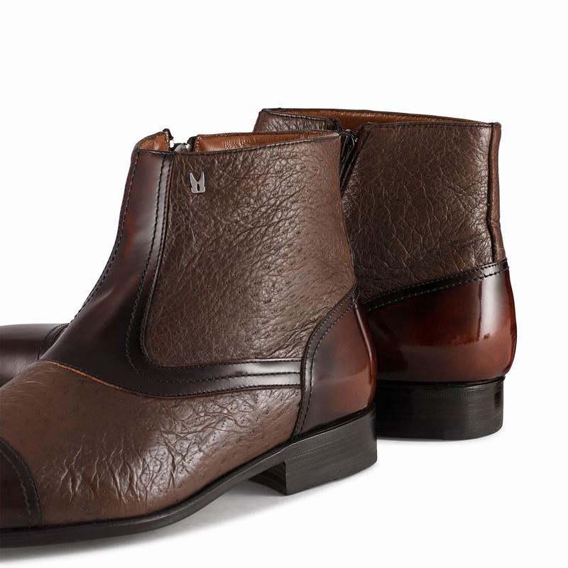 Botas Chelsea Russell And Bromley Bergamo Masculino Vermelhas | DTN7170TE