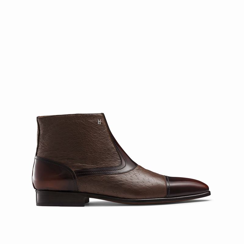 Botas Chelsea Russell And Bromley Bergamo Masculino Vermelhas | DTN7170TE