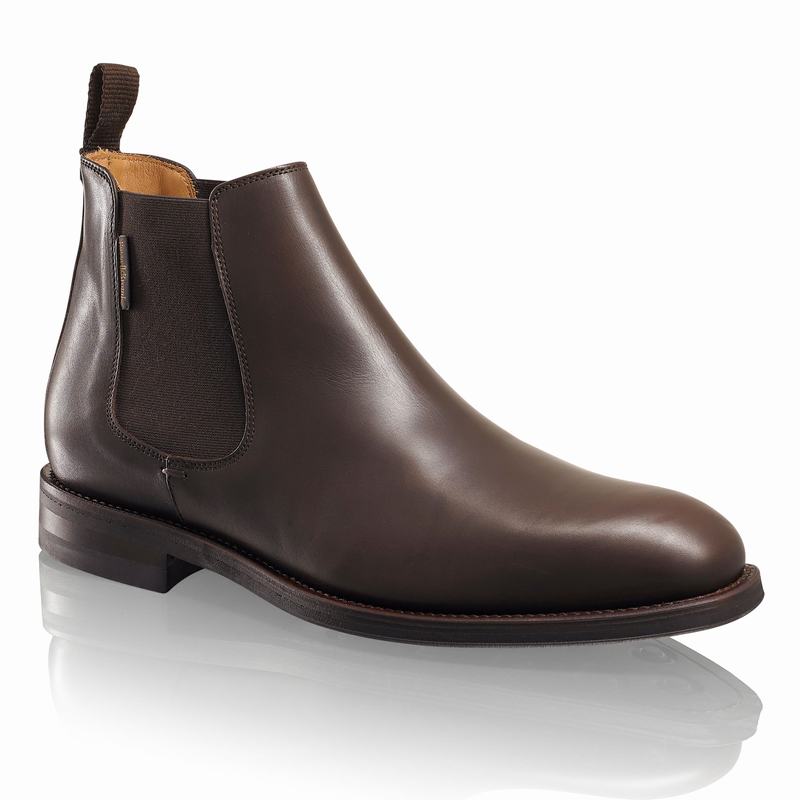 Botas Chelsea Russell And Bromley Burlington Masculino Marrom | EUX1692CD