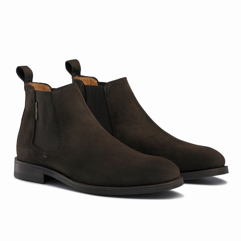 Botas Chelsea Russell And Bromley Burlington Masculino Marrom | NPJ4512FZ