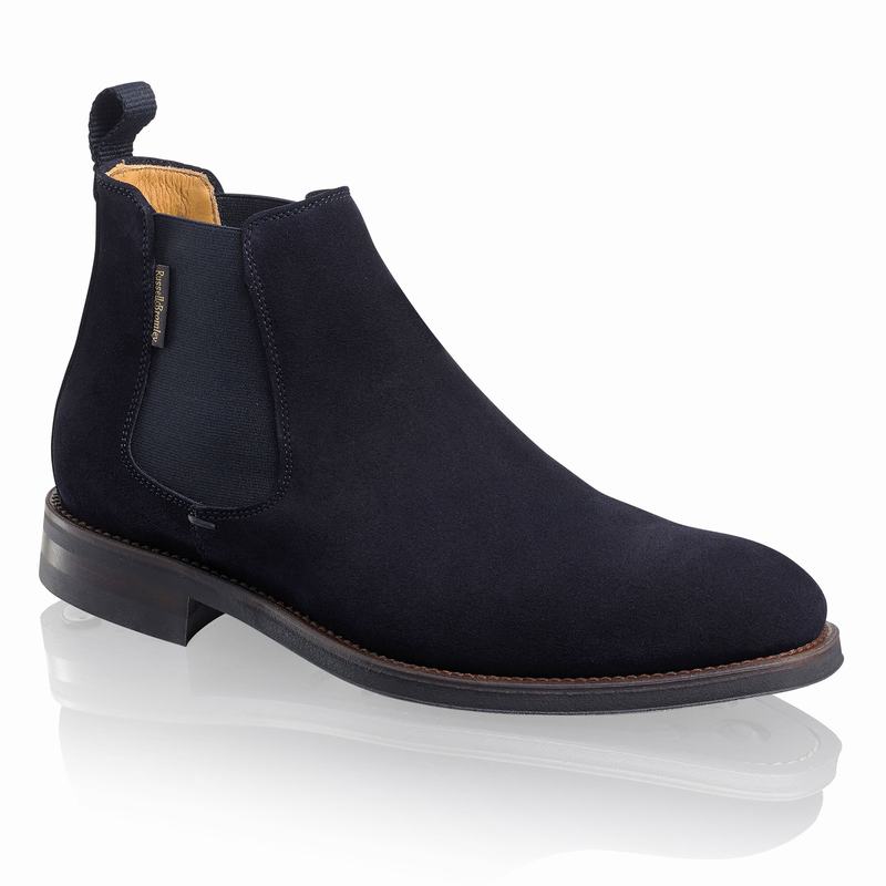 Botas Chelsea Russell And Bromley Burlington Masculino Azuis | WFM1419ZU