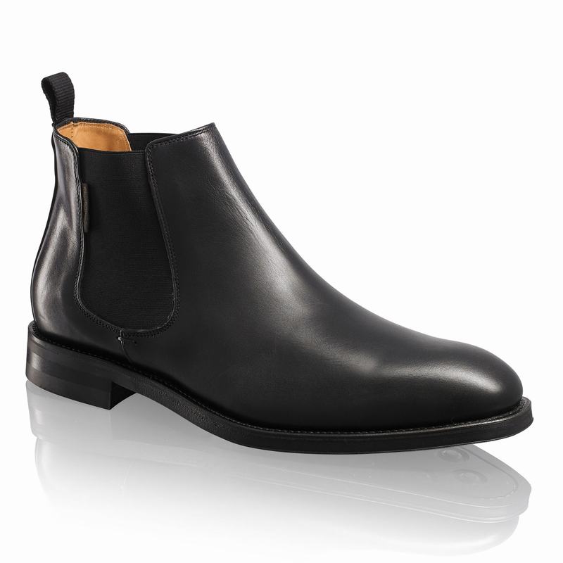 Botas Chelsea Russell And Bromley Burlington Masculino Pretas | YDM6666NY