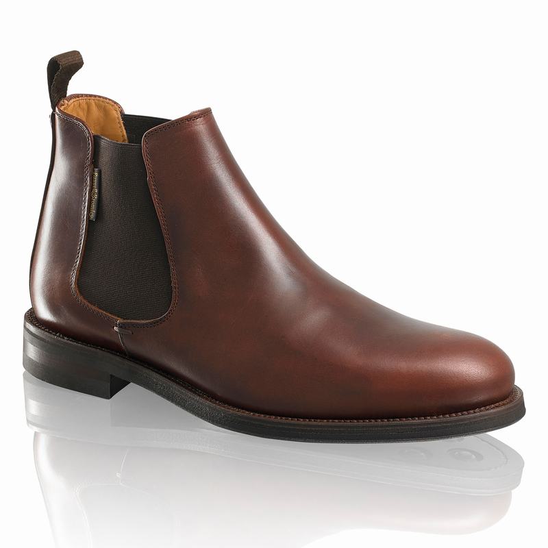 Botas Chelsea Russell And Bromley Guildford Masculino Marrom | SCP1845ZO