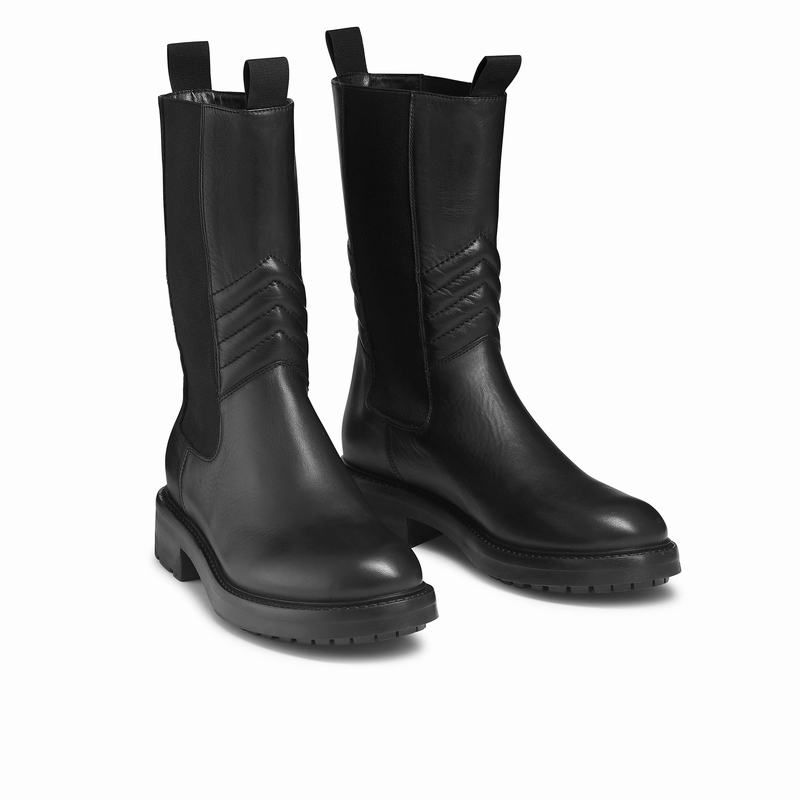 Botas Chelsea Russell And Bromley Harley Feminino Pretas | GUG2194VI