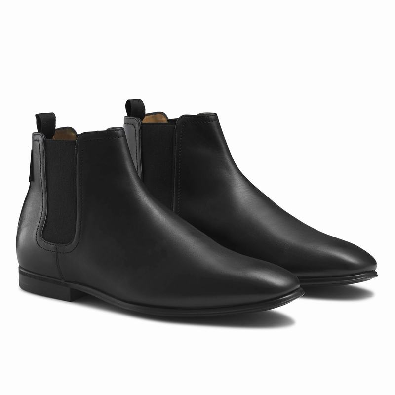 Botas Chelsea Russell And Bromley Highline Masculino Pretas | JTK6850TJ