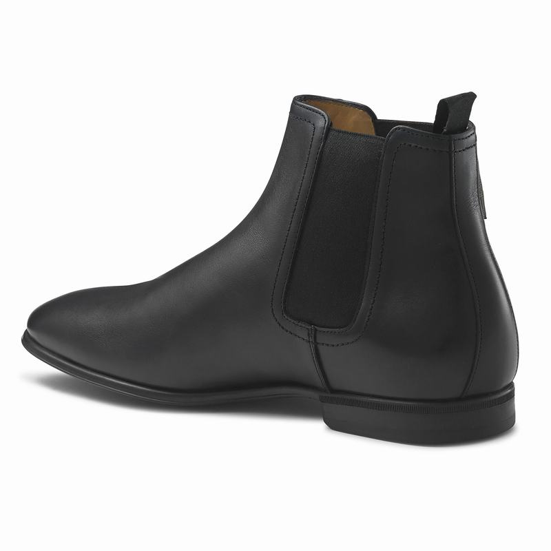 Botas Chelsea Russell And Bromley Highline Masculino Pretas | JTK6850TJ