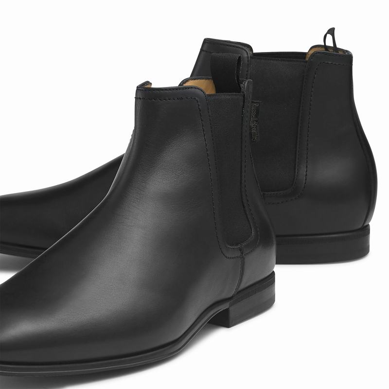 Botas Chelsea Russell And Bromley Highline Masculino Pretas | JTK6850TJ