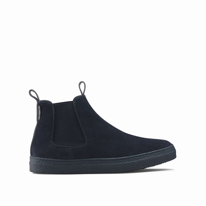 Botas Chelsea Russell And Bromley Humble Masculino Azuis | UWC944NN