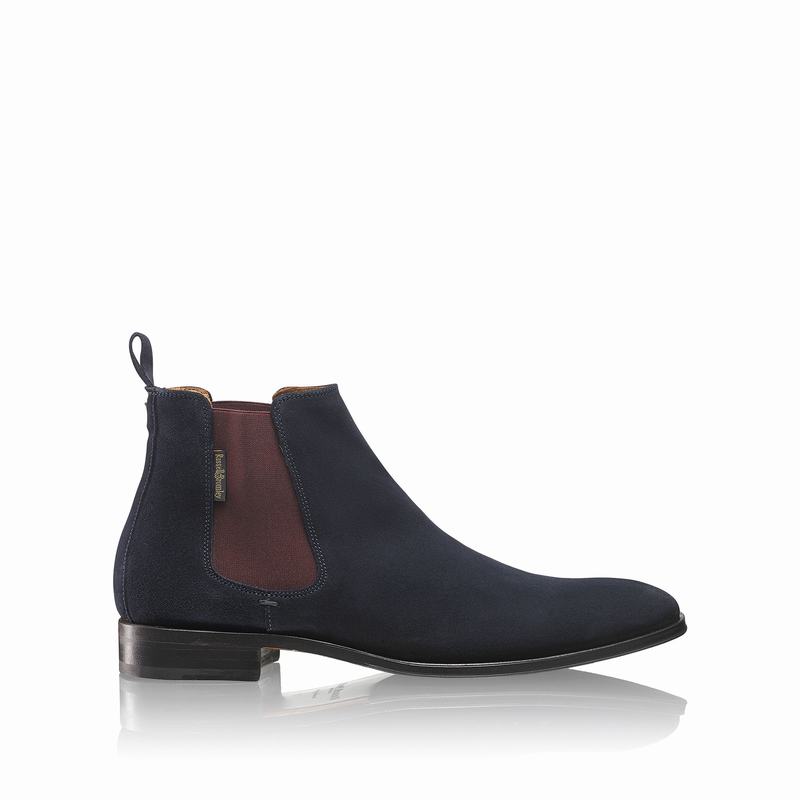 Botas Chelsea Russell And Bromley Jean Paul Masculino Azuis | NBU1578KT