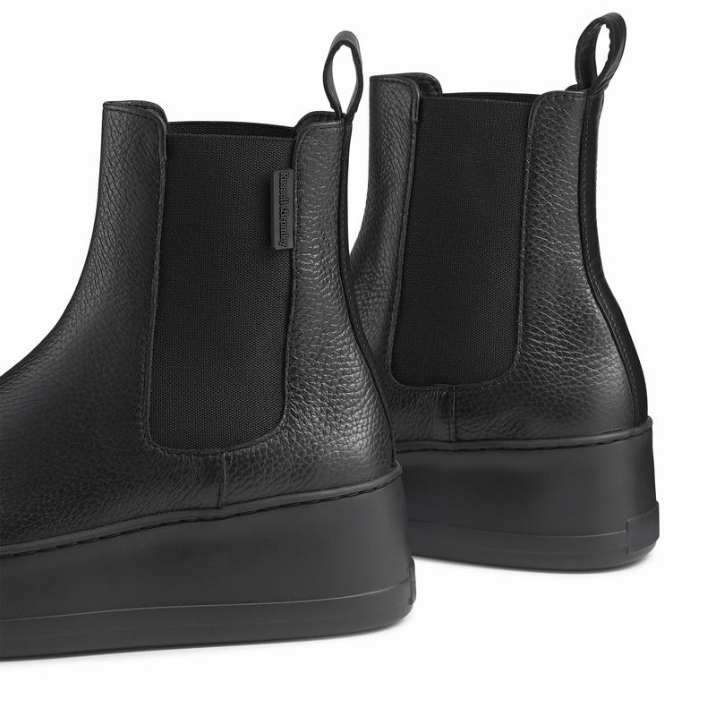 Botas Chelsea Russell And Bromley Park Way Feminino Pretas | JCW533KB