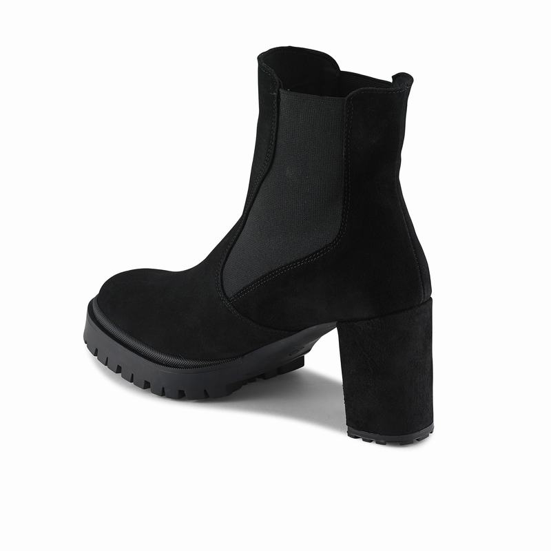 Botas Chelsea Russell And Bromley Sky Hi Feminino Pretas | UUA8978OJ