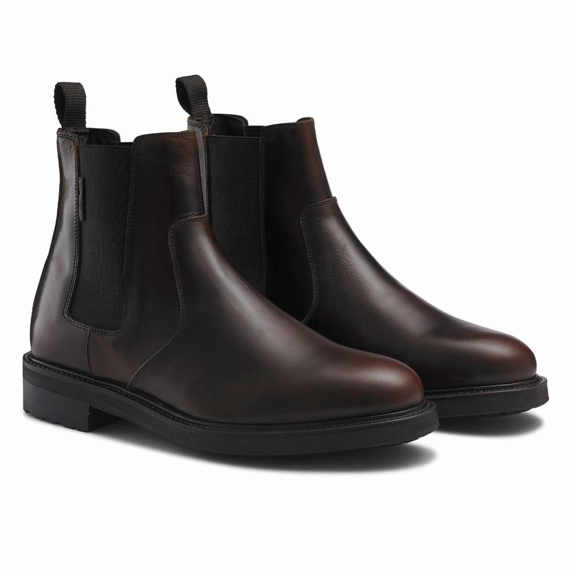 Botas Chelsea Russell And Bromley Wayside Masculino Marrom | BXX7121DZ