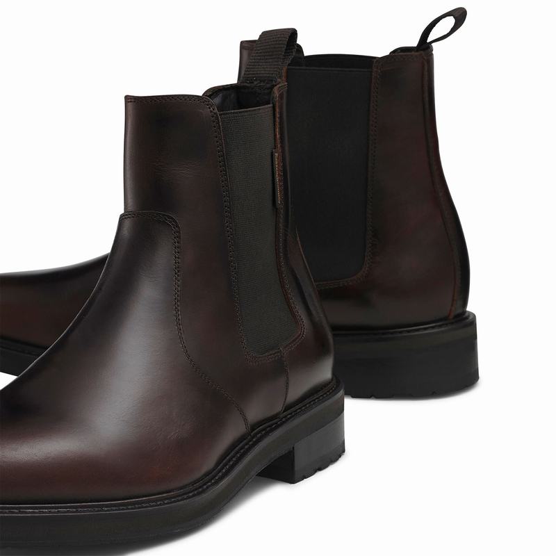 Botas Chelsea Russell And Bromley Wayside Masculino Marrom | BXX7121DZ